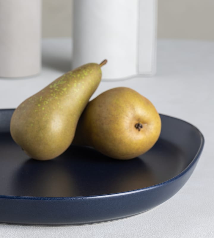 Fuente de servir Curve Stoneware 30x35 cm, Navy blue LIND DNA