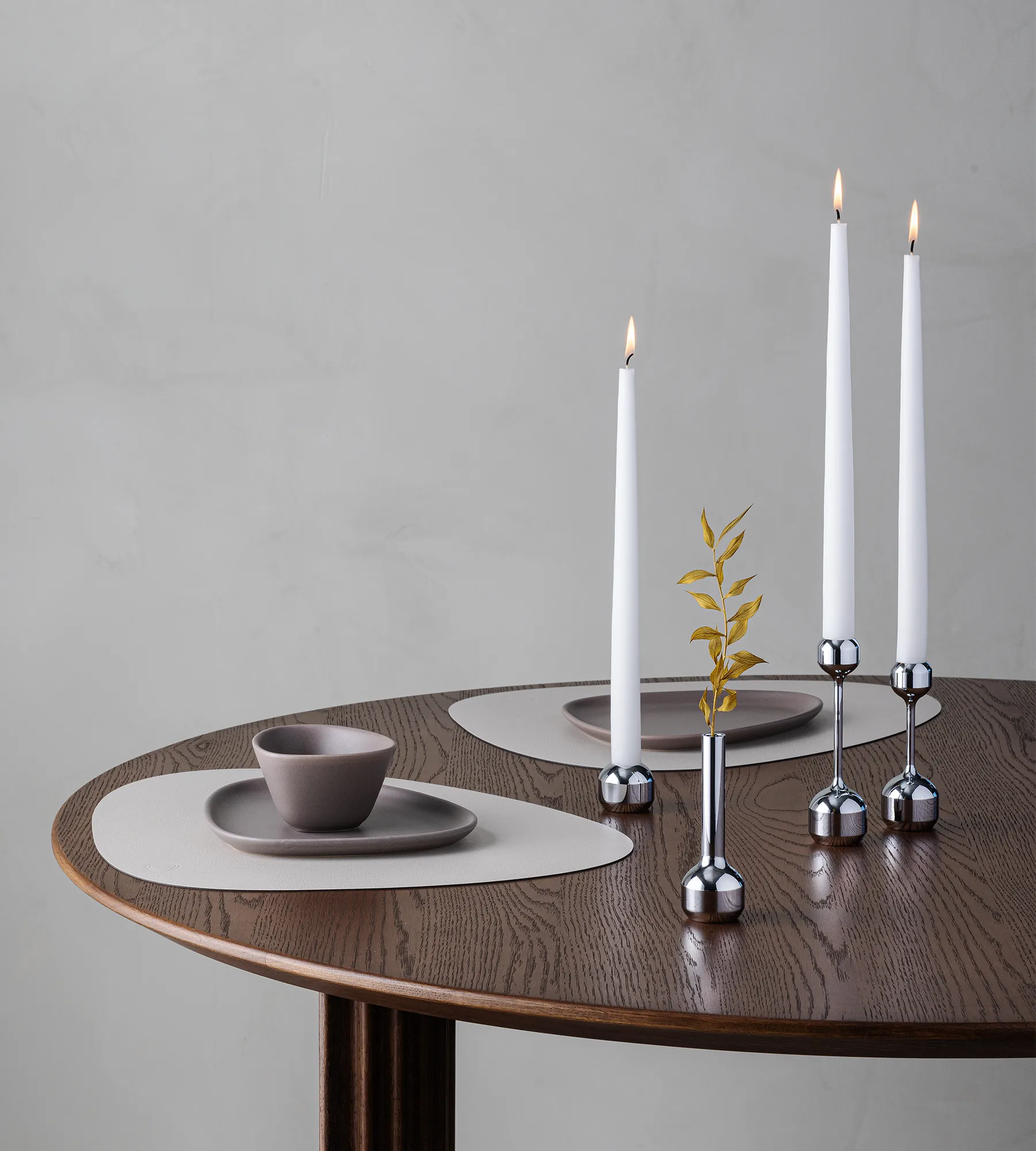 Jarrón Silhouette 120, Chrome steel LIND DNA