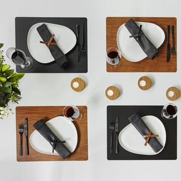 Mantel individual Buffalo cuadrado - negro - LIND DNA