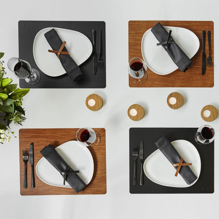 Mantel individual Buffalo cuadrado - negro - LIND DNA