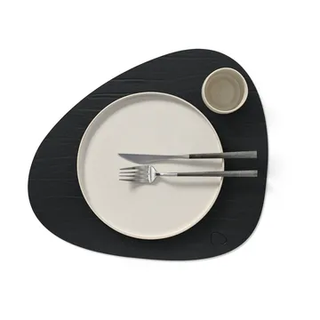 Mantel individual Buffalo curvo - negro - LIND DNA