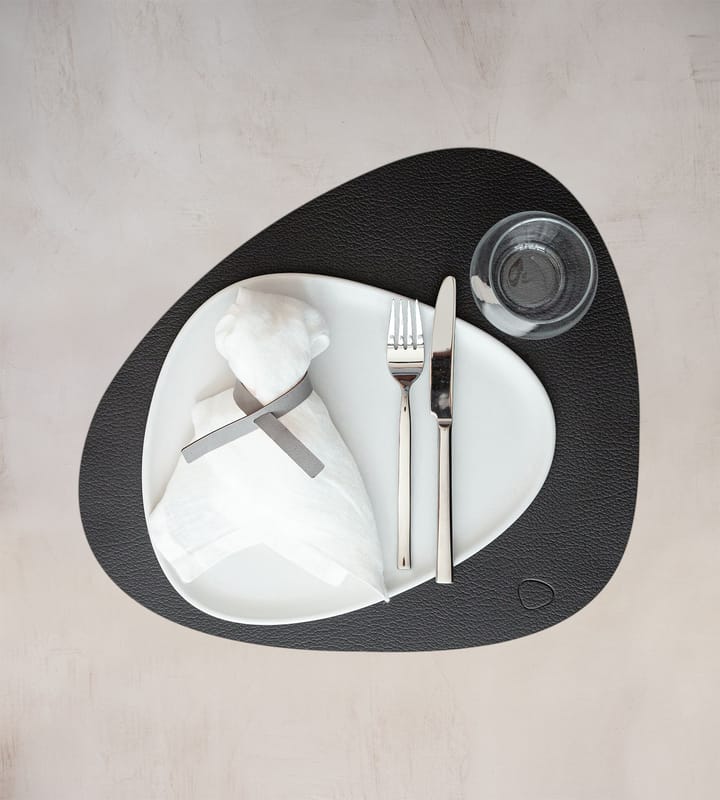 Mantel individual Bull curvo - negro - LIND DNA