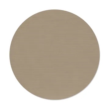 Mantel individual Corduroy - Clay brown, circle, L - LIND DNA