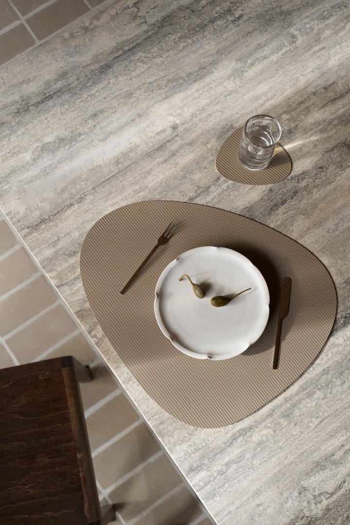 Mantel individual Corduroy curve L, Clay Brown LIND DNA