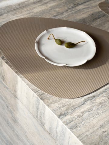 Mantel individual Corduroy curve L - Clay Brown - LIND DNA