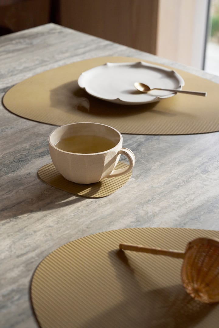 Mantel individual Corduroy curve L, Khaki LIND DNA