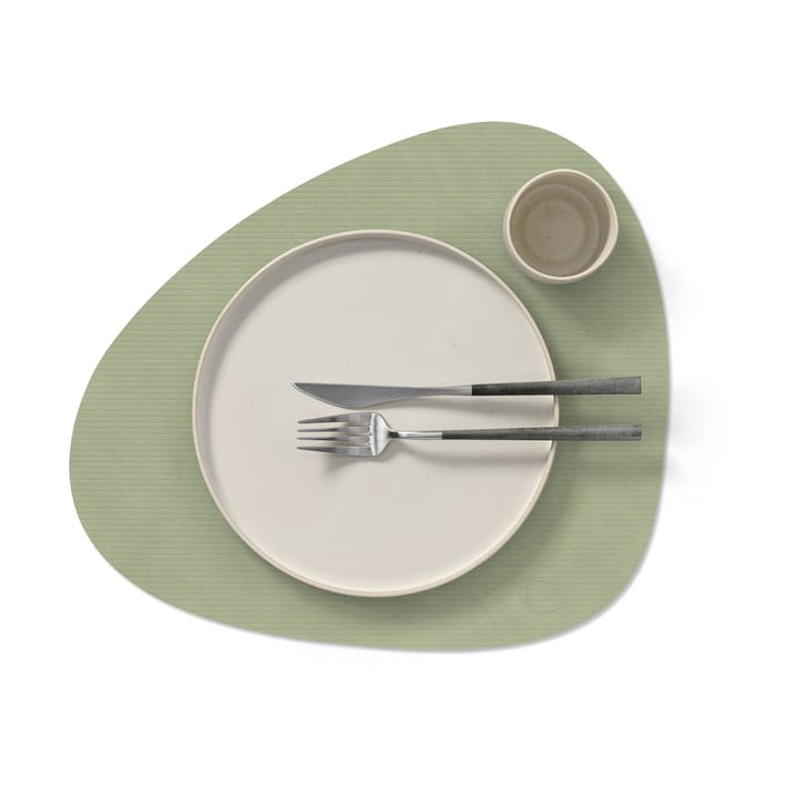 Mantel individual Corduroy curve L, Olive Green LIND DNA