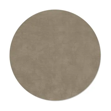 Mantel individual Corduroy - Nomad grey, circle, L - LIND DNA
