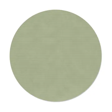Mantel individual Corduroy - Olive green, circle, L - LIND DNA