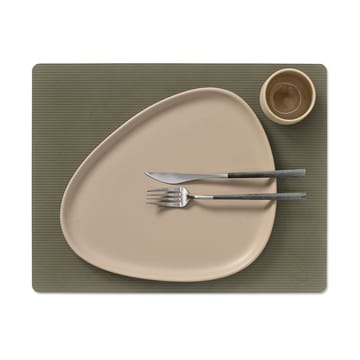 Mantel individual Corduroy square L - Army Green - LIND DNA