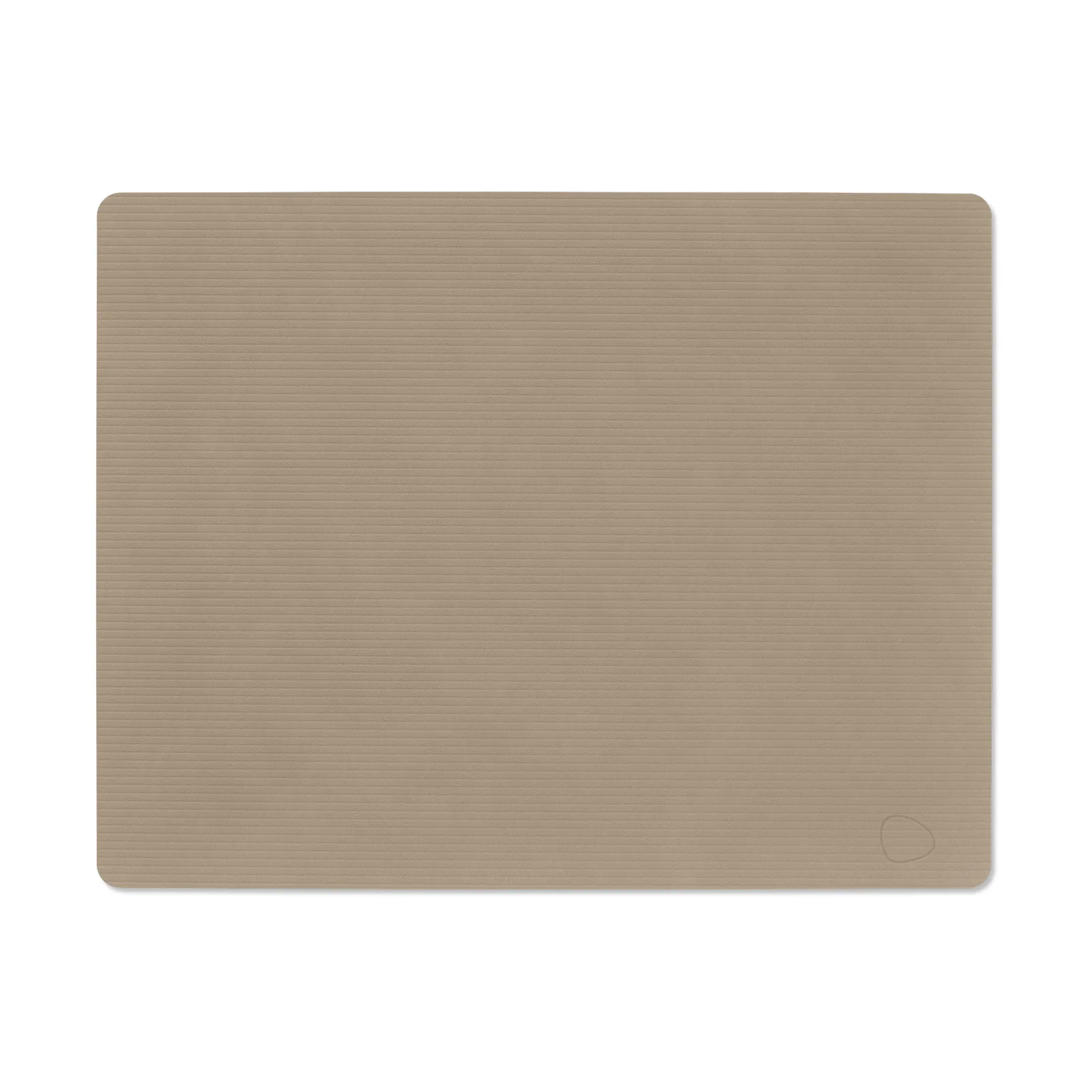 Mantel individual Corduroy square L, Clay Brown LIND DNA