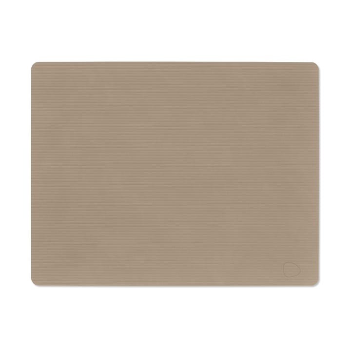 Mantel individual Corduroy square L - Clay Brown - LIND DNA