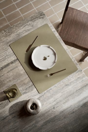 Mantel individual Corduroy square L - Herbal Dust - LIND DNA