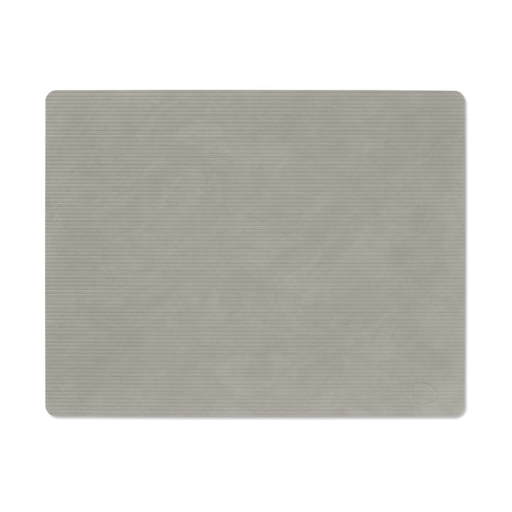 Mantel individual Corduroy square L - Light Grey - LIND DNA