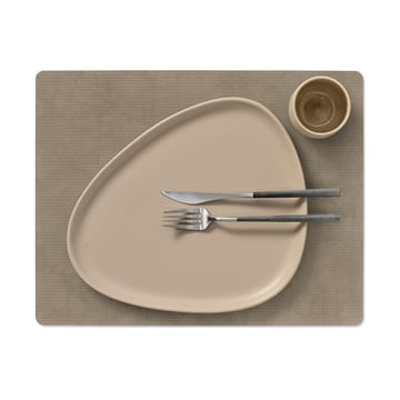 Mantel individual Corduroy square L - Nomad Grey - LIND DNA