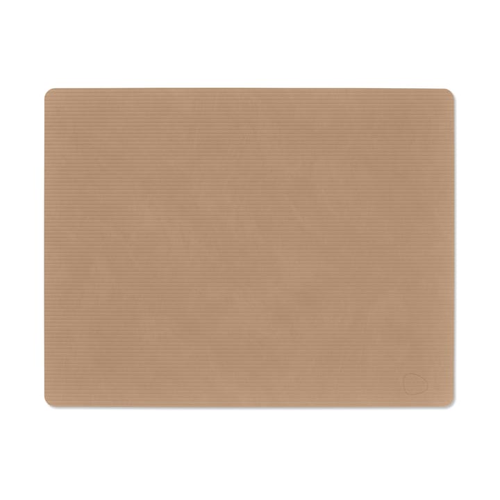 Mantel individual Corduroy square L - Nougat - LIND DNA