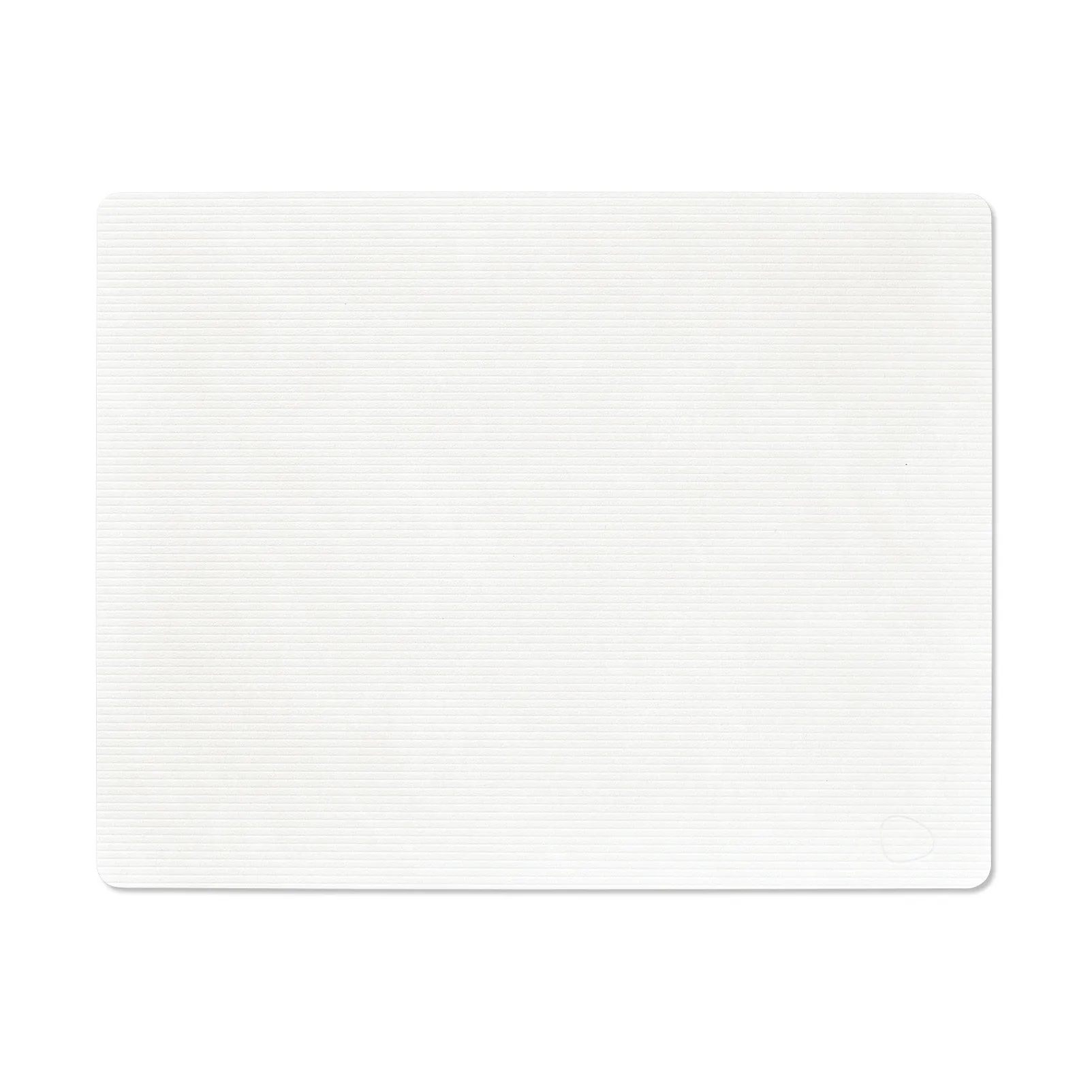 Mantel individual Corduroy square L, Pure white LIND DNA