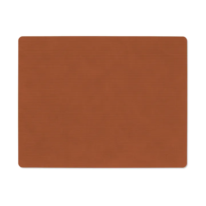 Mantel individual Corduroy square L - Rust - LIND DNA