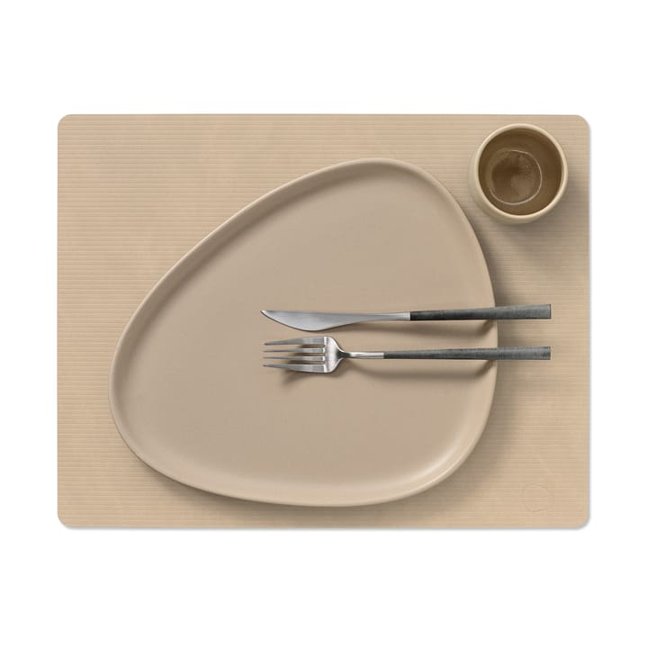 Mantel individual Corduroy square L, Sand LIND DNA