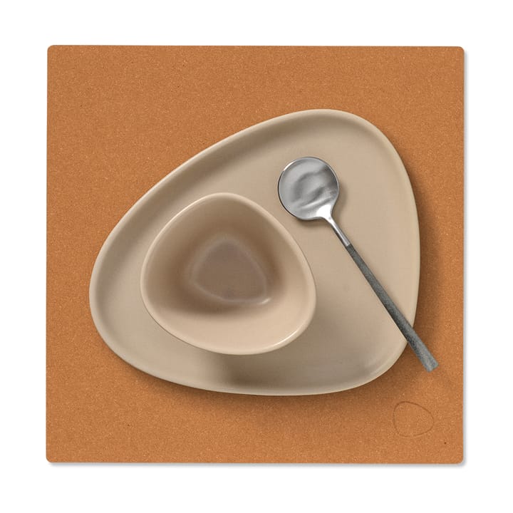 Mantel individual Core cuadrado S, Flecked naturale LIND DNA