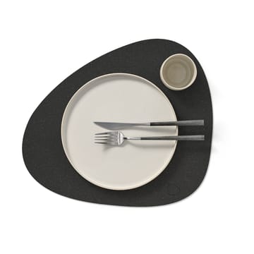 Mantel individual Core curvo L - Flecked anthracite - LIND DNA