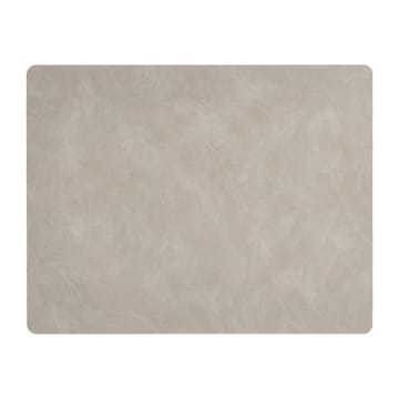 Mantel individual cuadrado Nupo reversible L 1 pieza - gris antracita-gris claro - LIND DNA