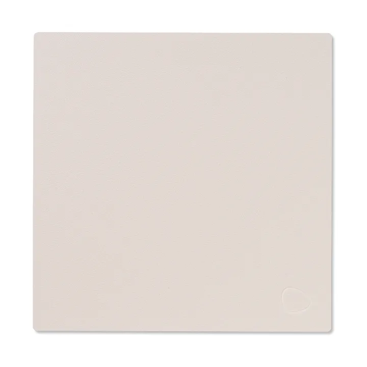 Mantel individual cuadrado Nupo S - Soft nude, 28x28 cm - LIND DNA
