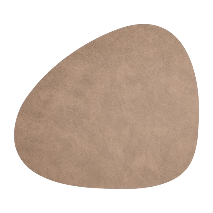 Mantel individual curvo Cloud-Nupo reversible L 1 pieza - Brown-sand - LIND DNA