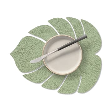 Mantel individual Monstera Leaf Hippo S - verde oliva - LIND DNA