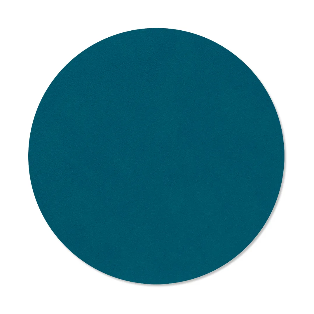 Mantel individual Nupo circular M, Petrol LIND DNA