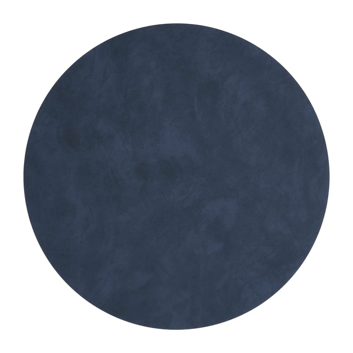 Mantel individual Nupo circular reversible XL 1 pieza - Midnight blue-petrol - LIND DNA