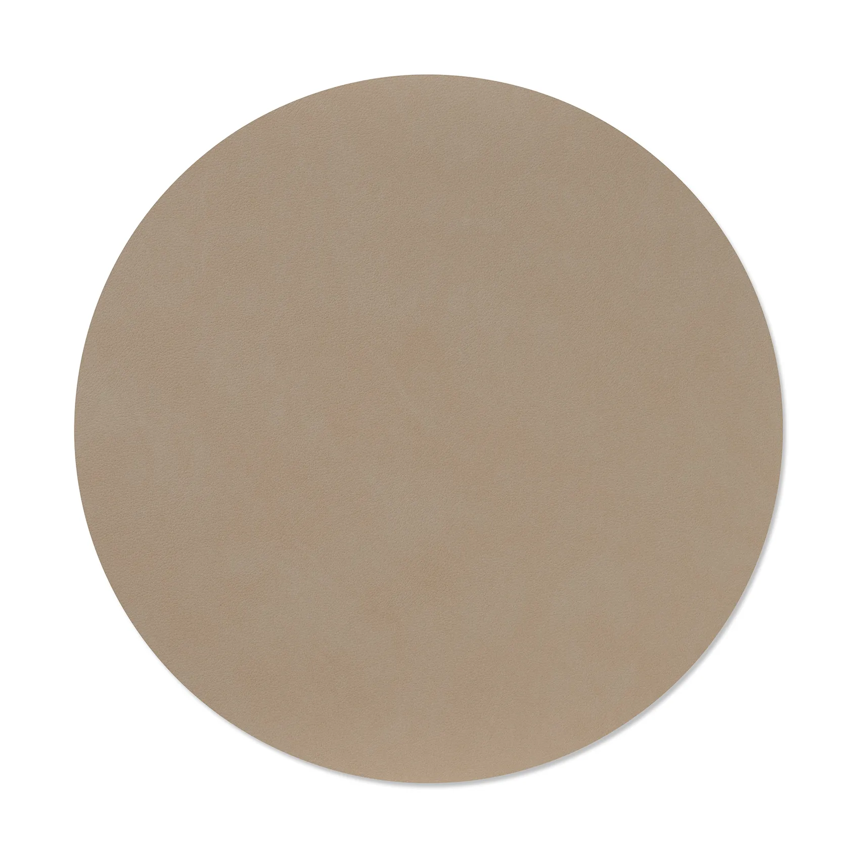 Mantel individual Nupo, Clay brown, circle, L LIND DNA