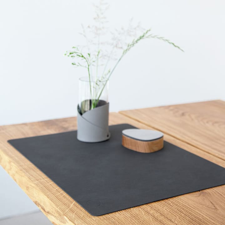 Mantel individual Nupo cuadrado L - negro - LIND DNA