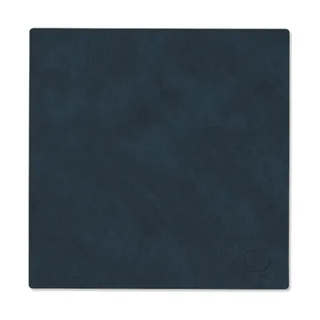 Mantel individual Nupo cuadrado reversible S 1 pieza - Midnight blue-petrol - LIND DNA