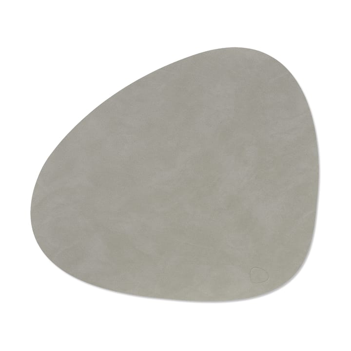 Mantel individual Nupo curve L - gris claro - LIND DNA