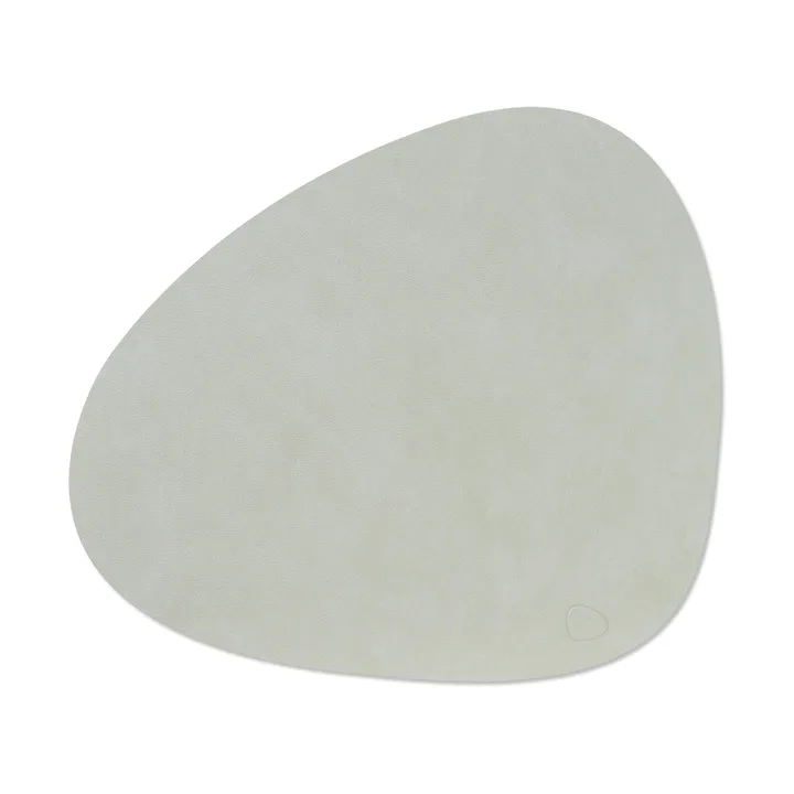 Mantel individual Nupo curve L - Metallic (gris piedra) - LIND DNA