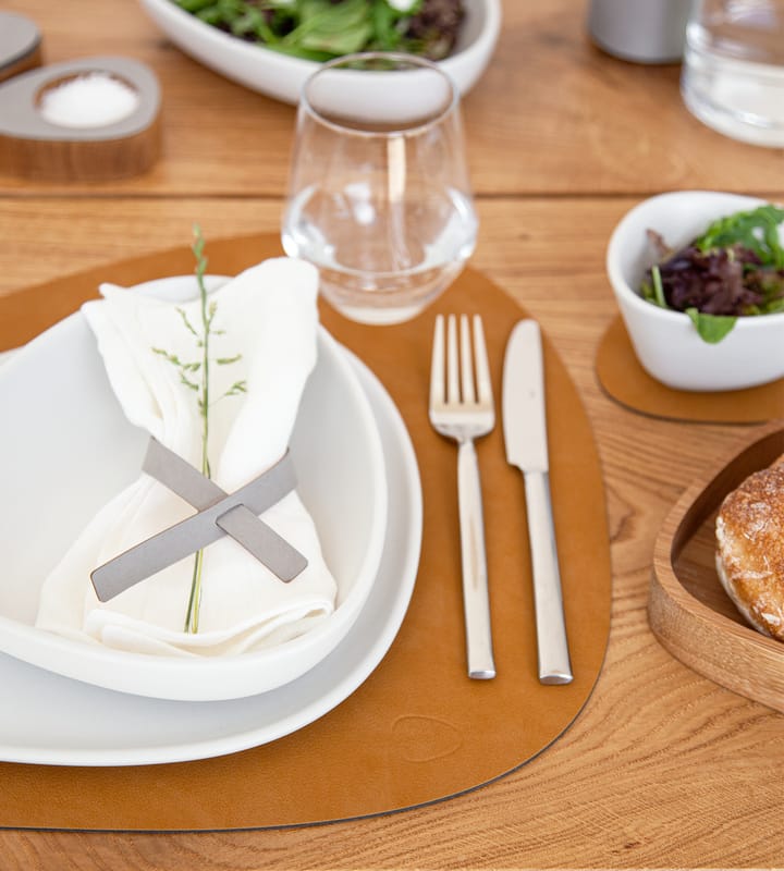 Mantel individual Nupo curvo - Burned curry - LIND DNA