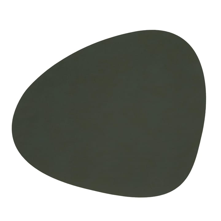 Mantel individual Nupo curvo - verde oscuro - LIND DNA