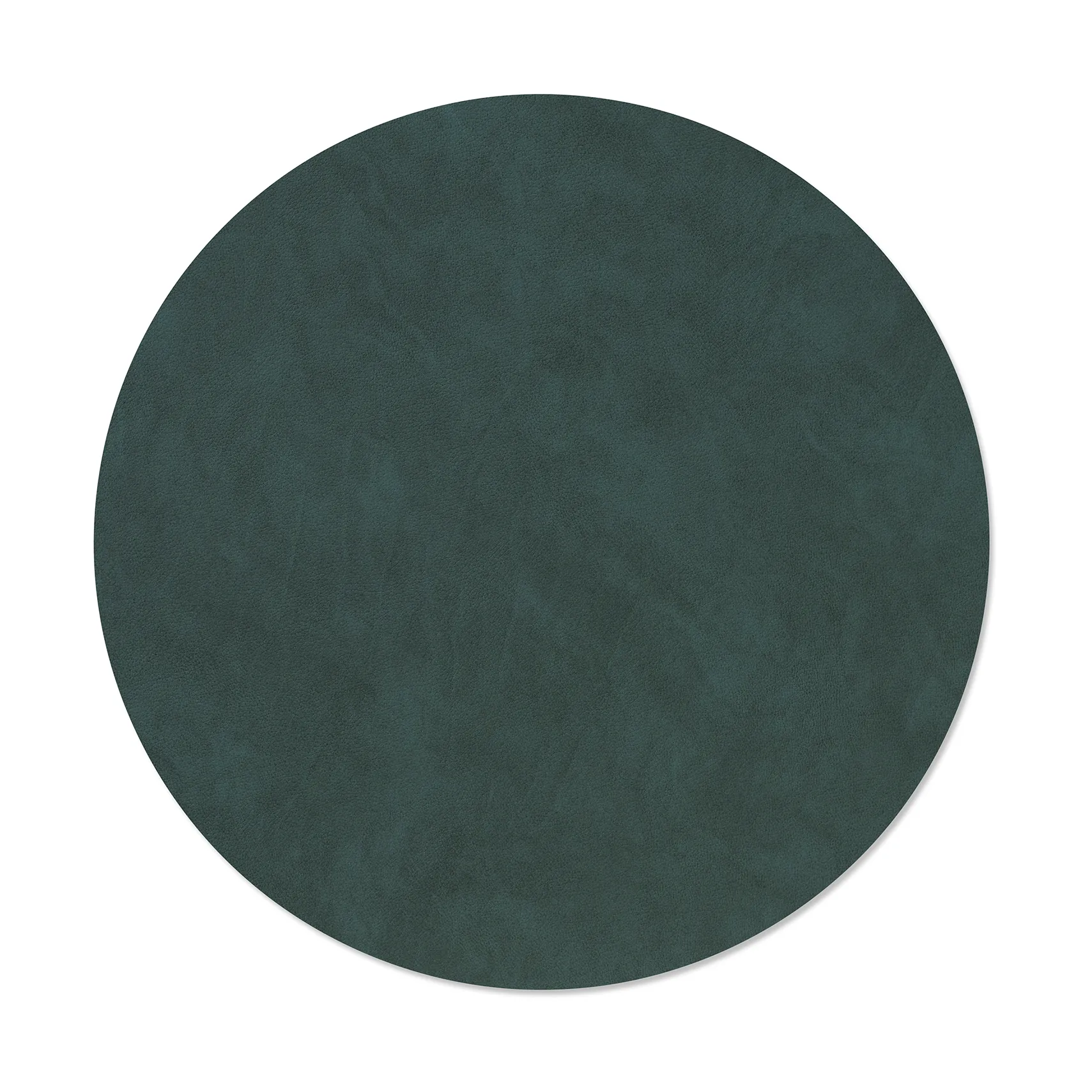 Mantel individual Nupo, Dark green, circle, L LIND DNA