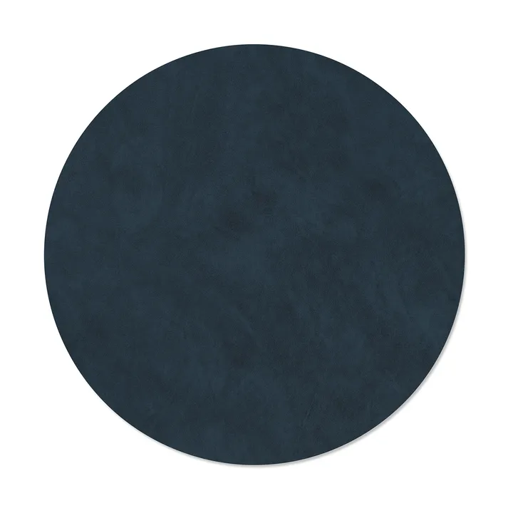 Mantel individual Nupo - Midnight blue, circle, L - LIND DNA