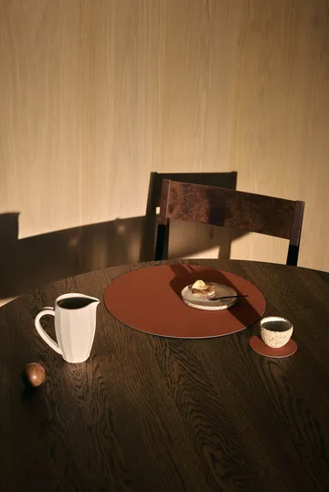 Mantel individual Nupo - Rust, circle, L - LIND DNA