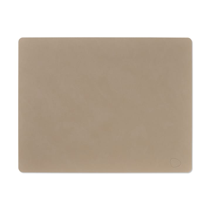Mantel individual Nupo square L - Clay brown - LIND DNA