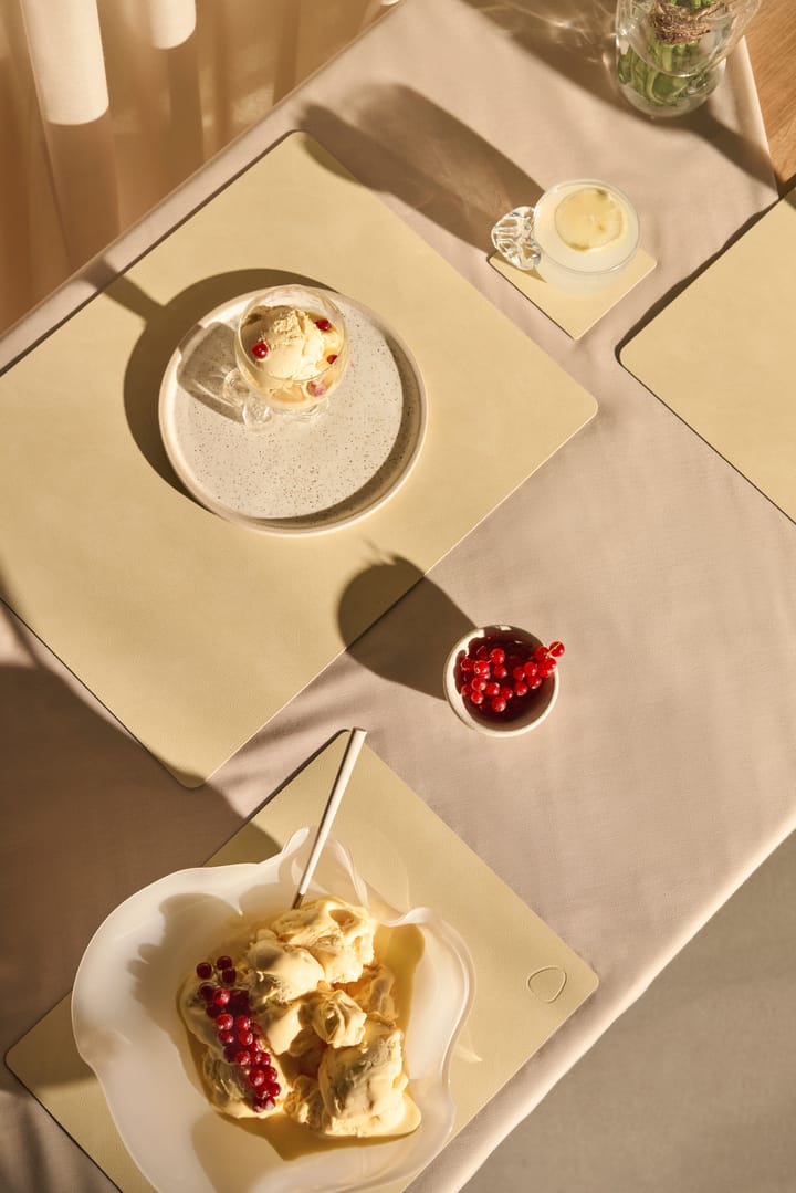 Mantel individual Nupo square L, Lemon sorbet LIND DNA