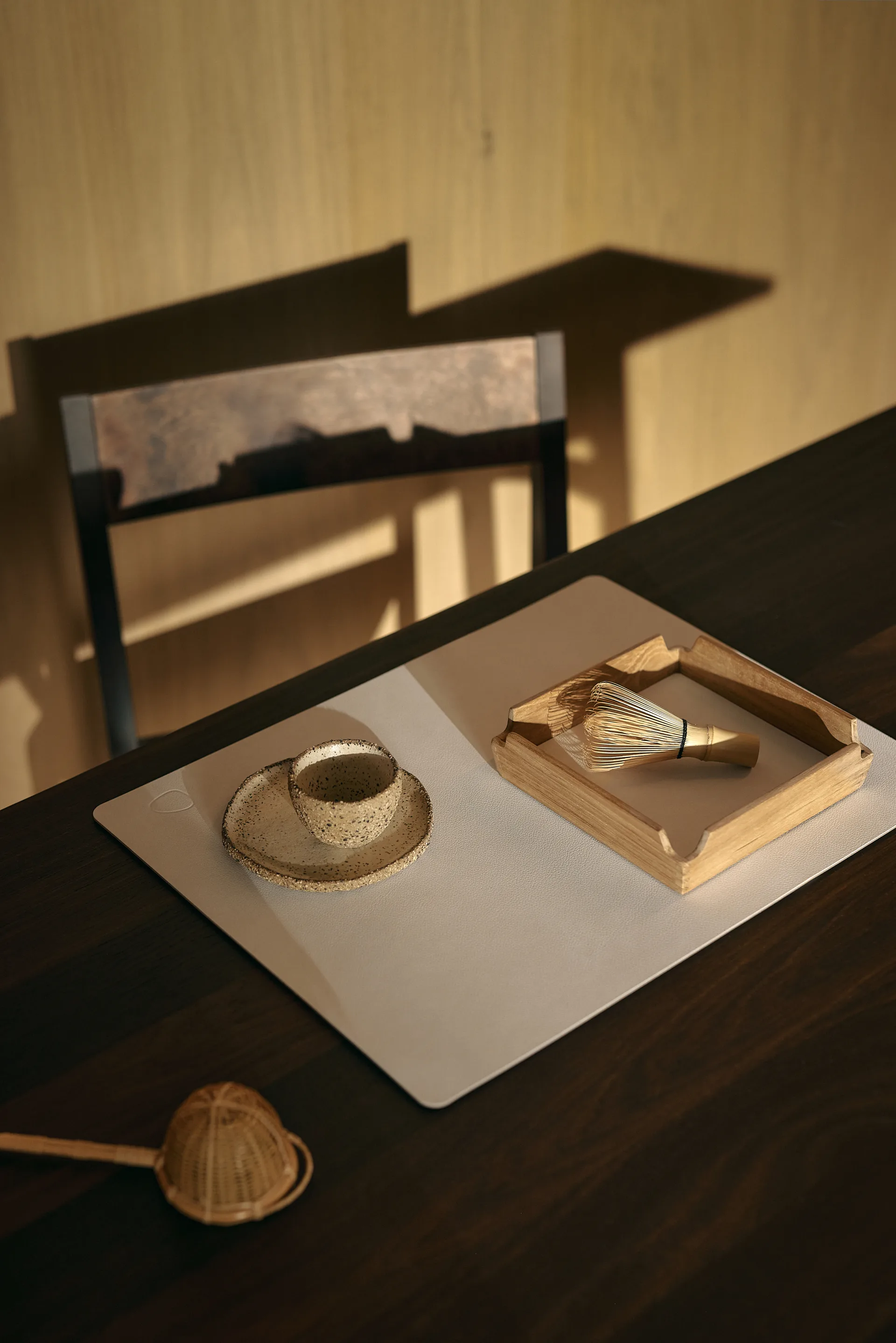 Mantel individual Nupo square L, Pure white LIND DNA