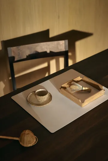 Mantel individual Nupo square L - Pure white - LIND DNA