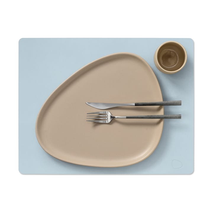 Mantel individual Nupo square L, Soft sky LIND DNA