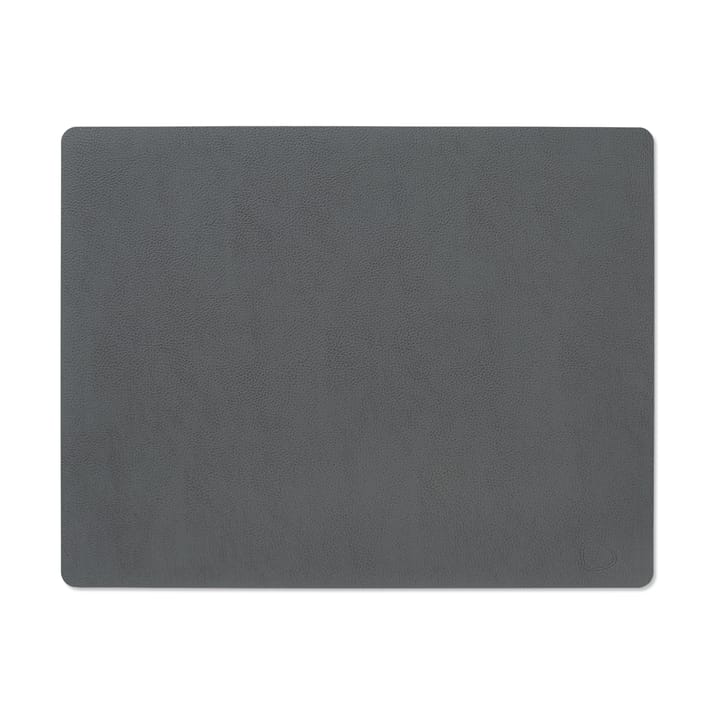 Mantel individual Serene cuadrado L 35x45 cm - Anthracite - LIND DNA