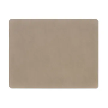 Mantel individual Serene cuadrado L 35x45 cm - Mole Grey, 35x45 cm - LIND DNA