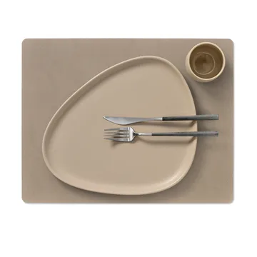 Mantel individual Serene cuadrado L 35x45 cm - Mole Grey, 35x45 cm - LIND DNA