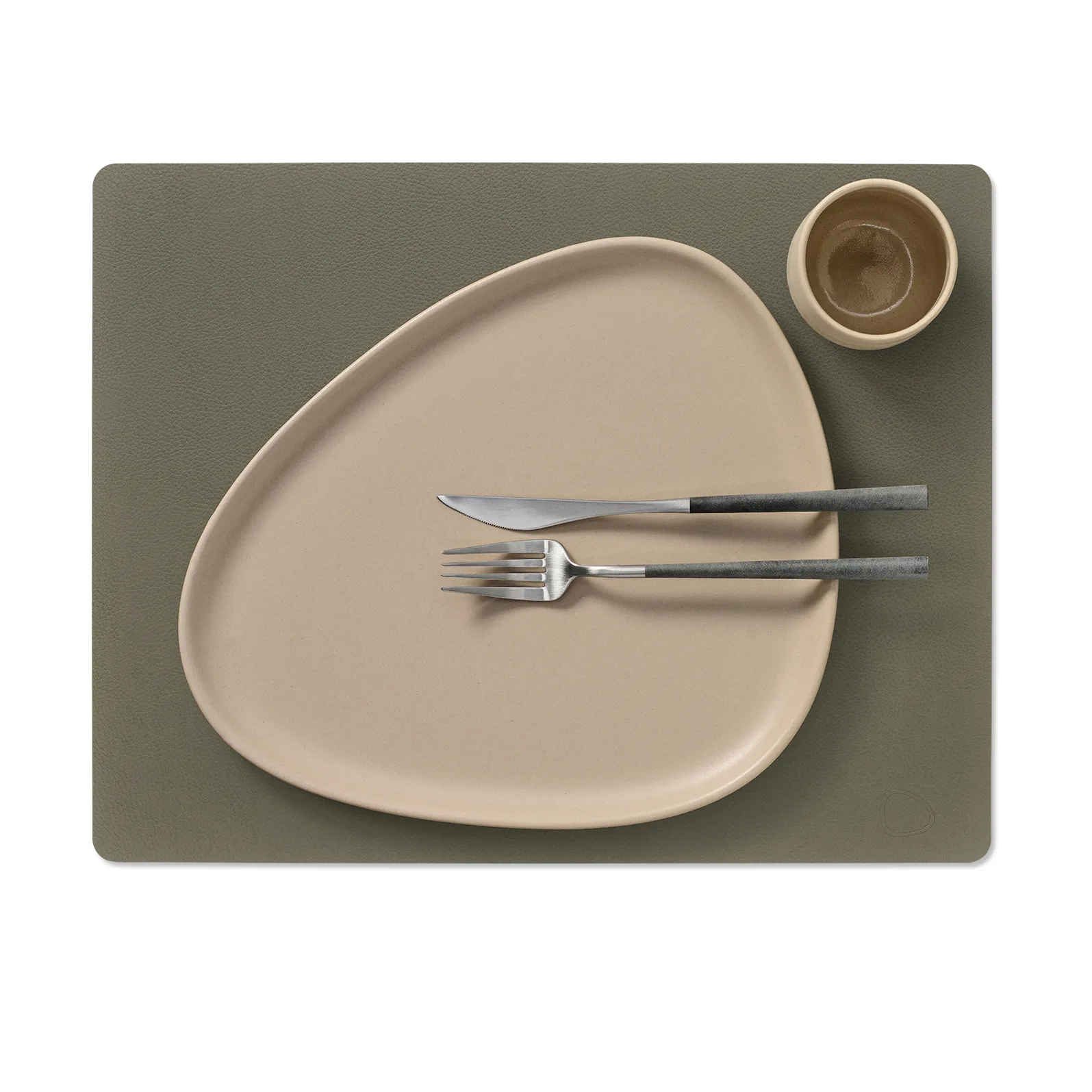 Mantel individual Serene cuadrado L 35x45 cm, Moss, 35x45 cm LIND DNA